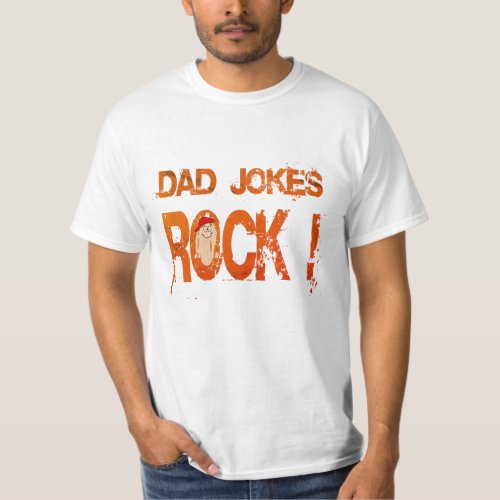dad jokes rock father tee funny dad shirt