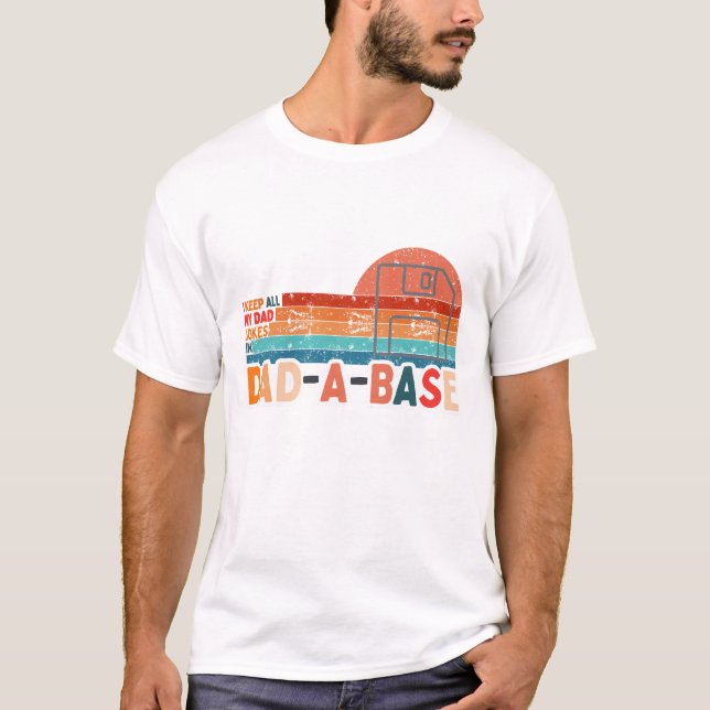 Dad Jokes Shirt - Funny Father's Day Gift with Pun (Front)
