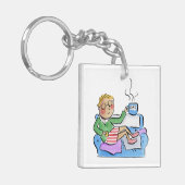 Dad Keychain (Front Left)