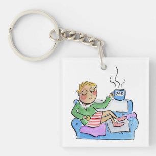 Dad Keychain