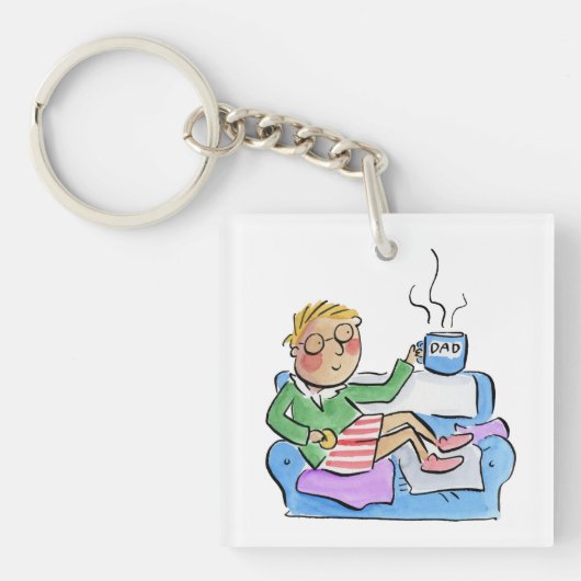 Dad Keychain (Front)