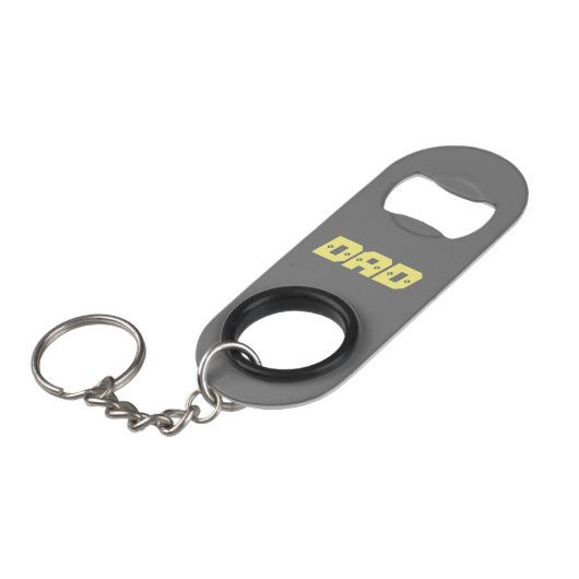 DAD KEYCHAIN BOTTLE OPENER (Front Angled)