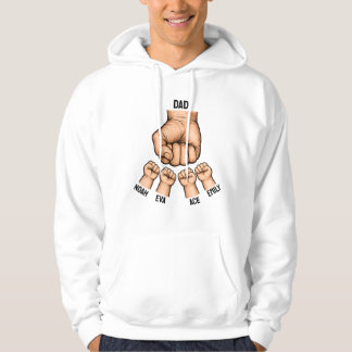 Dad & Kids Fist Bump T-Shirt Hoodie