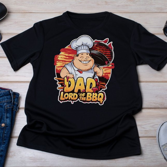 Dad  King of Bbq Grill Love Dad Fathers Day T-Shirt (Creator Uploaded)