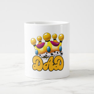 Dad Kings crown Giant Coffee Mug