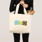 Dad Large Tote Bag (Front (Product))