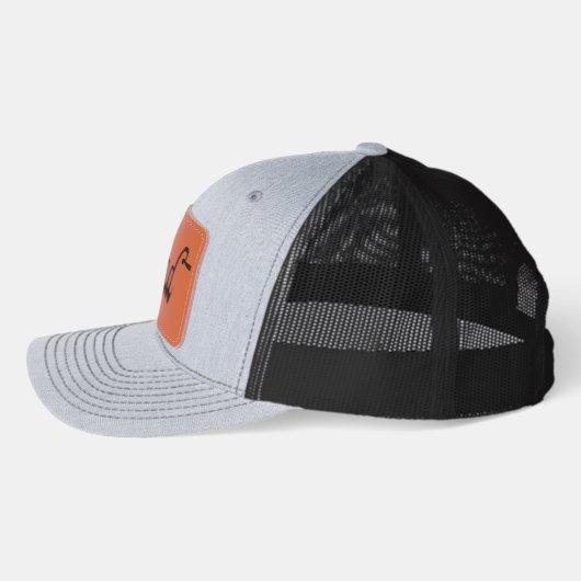 Dad Leather Patch Hat (Left)