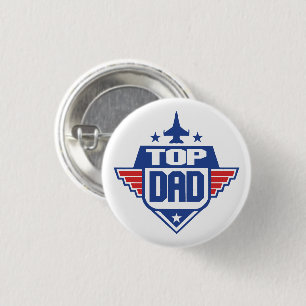Dad Legend Man Button