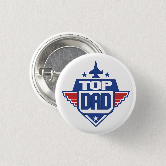 Dad Legend Man Button (Front & Back)