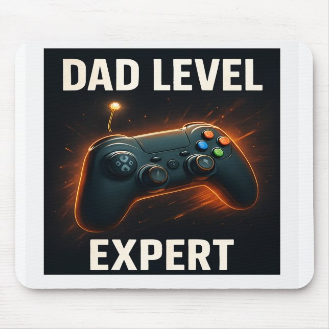 Dad Level: Expert Mouse Pad (Front)