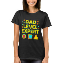 Dad Level Expert Retro Gamer Dad Shirt