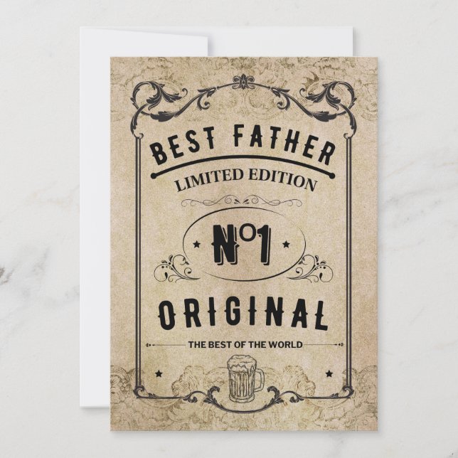 Dad Life, Best Life Invitation (Front)