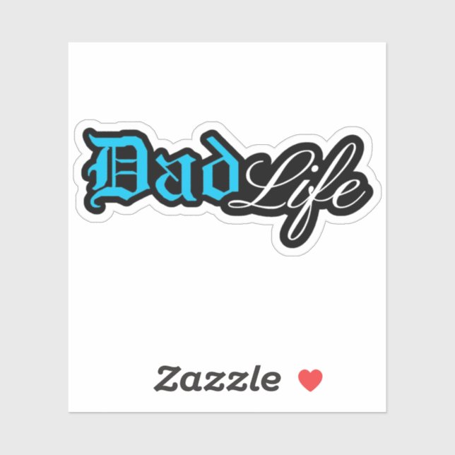 Dad Life Funny Fun Sticker (Sheet)