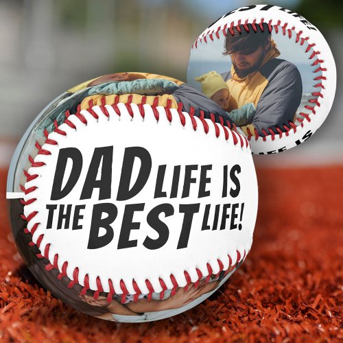 Dad Life is the Best Life 2 Photos Fathers Day Softball