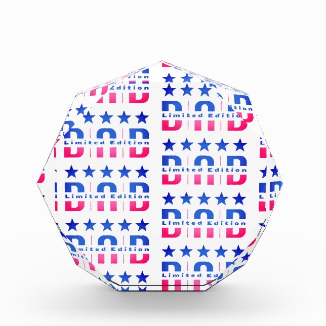 Dad Limited Edition Acrylic Award (Front)