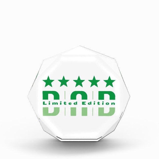 Dad Limited Edition Acrylic Award (Front)