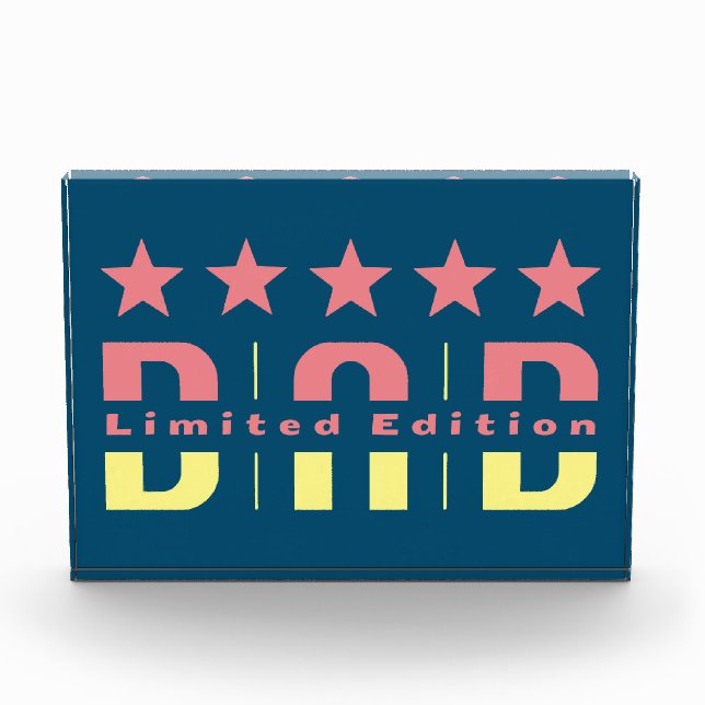 Dad Limited Edition Acrylic Award (Front)