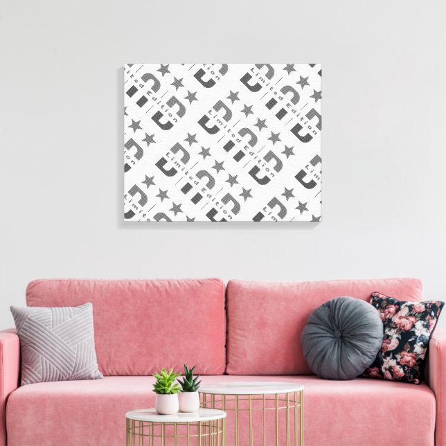 Dad Limited Edition Canvas Print (Insitu(LivingRoom))