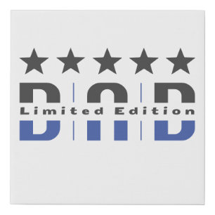 Dad Limited Edition Faux Canvas Print