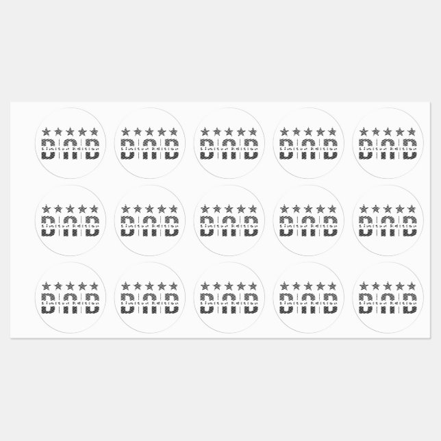 Dad Limited Edition Labels (Sheet)