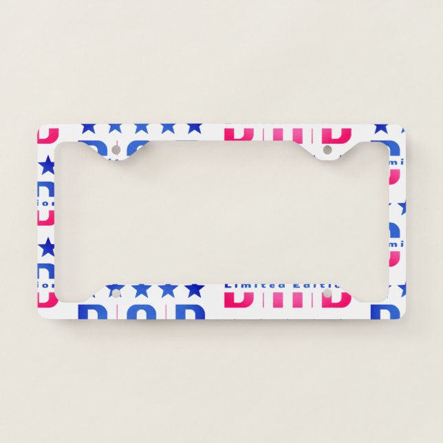 Dad Limited Edition License Plate Frame (Front)