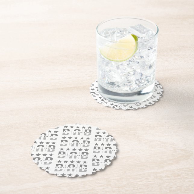 Dad Limited Edition Paper Coaster (Insitu)