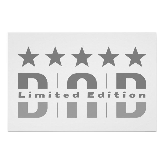 Dad Limited Edition Poster (Front)