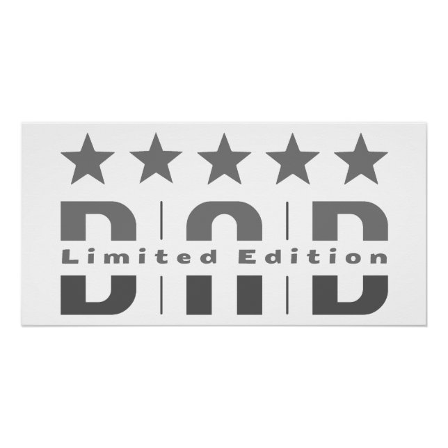 Dad Limited Edition Poster (Front)