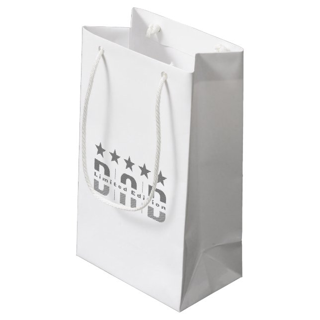 Dad Limited Edition Small Gift Bag (Back Angled)