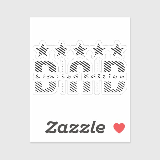 Dad Limited Edition Sticker (Sheet)