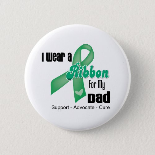 Dad _ Liver Cancer Ribbon Button