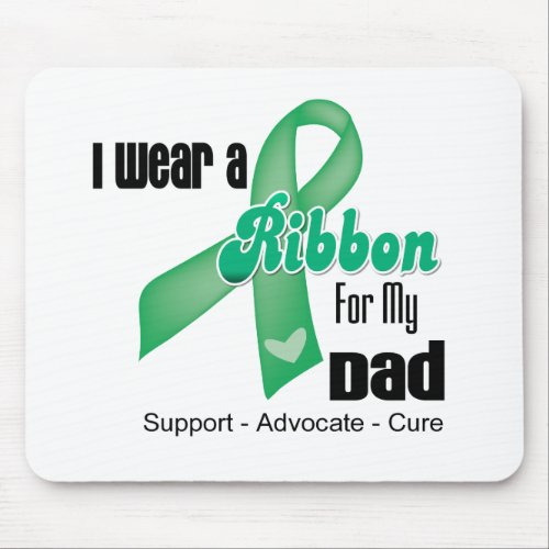 Dad _ Liver Cancer Ribbon Mouse Pad