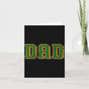 Dad Logo Clic Bold Font Fathers Day Irish Dad P Gr Card