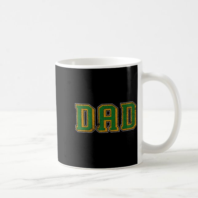 Dad Logo Clic Bold Font Fathers Day Irish Dad P Gr Coffee Mug (Right)