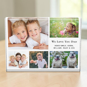 Dad Love You Photo Block