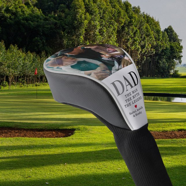 Dad Man Myth Legend Photo Golf Head Cover (Creator Uploaded)