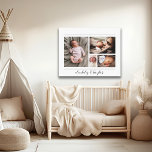 Dad Meets New Baby Photo Collage Acrylic Print<br><div class="desc">This heartwarming Photo Collage Canvas Print, is a treasured keepsake capturing the precious moments shared between a father and his newborn child. This exquisite collage showcases the beautiful journey of love and bonding between father and baby, encapsulating the joy and tenderness of these unforgettable moments.A sweet photo collage of dad...</div>