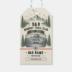 Dad Memory Trail Club   Father’s Day Photo Gift Tags