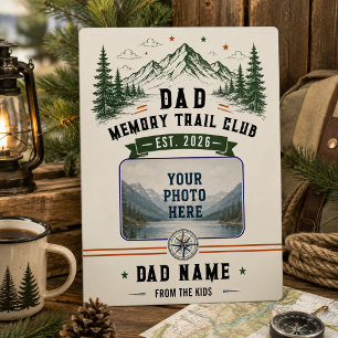 Dad Memory Trail Club Father’s Day Photo Plaque
