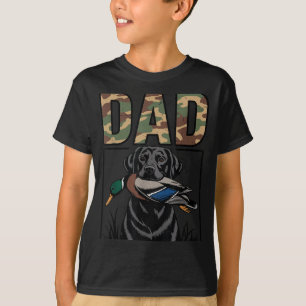 Dad men's camo mallard duck hunting camouflage T-Shirt