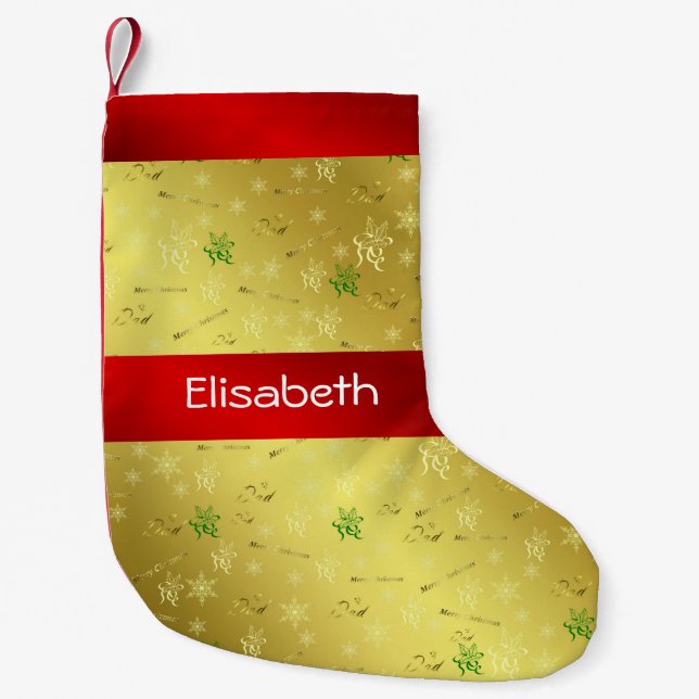 dad merry christmas stocking (Front)