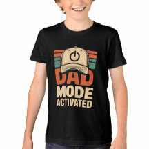 Dad Mode Activated Funny Retro Dad Shirt