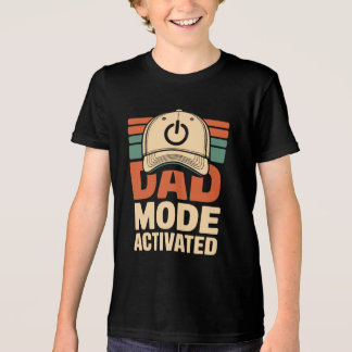 Dad Mode Activated Funny Retro Dad Shirt