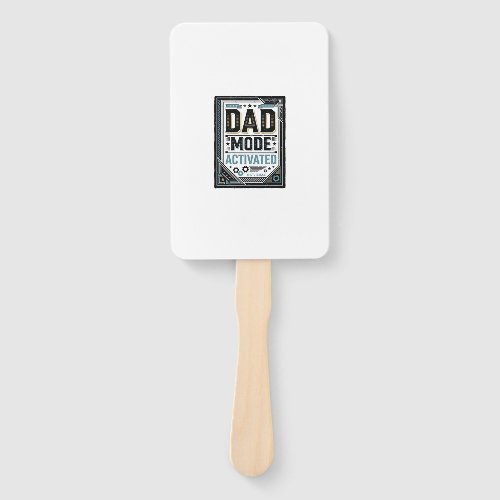 Dad Mode Activated Vintage Engraving Shirt Design_ Hand Fan
