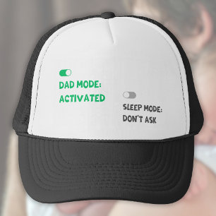 Dad Mode and Sleep Mode Trucker Hat