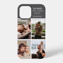 Dad Mode Photo Collage 4 Photos iPhone / iPad case
