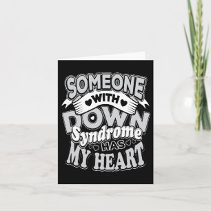 Dad Mom World Down Syndrome Day Women Kids  Card