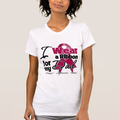 Dad _ Multiple Myeloma Ribbon T_Shirt