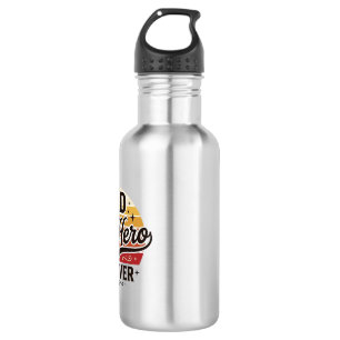 Dad My Hero Forever Retro Vintage Shirt Design_1 Stainless Steel Water Bottle