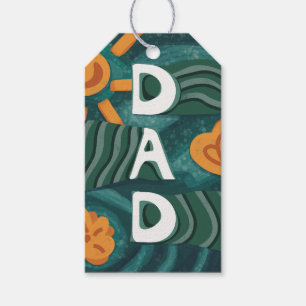 Dad - National Dad Appreciation Day Green Gift Tags